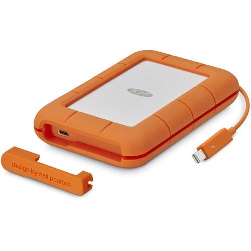 LaCie 500GB Rugged Thunderbolt External SSD with USB Type-C Port