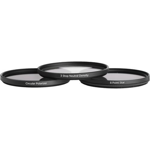 Lensbaby 46mm Neutral Density, Circular Polarizer, and Star Filter Kit