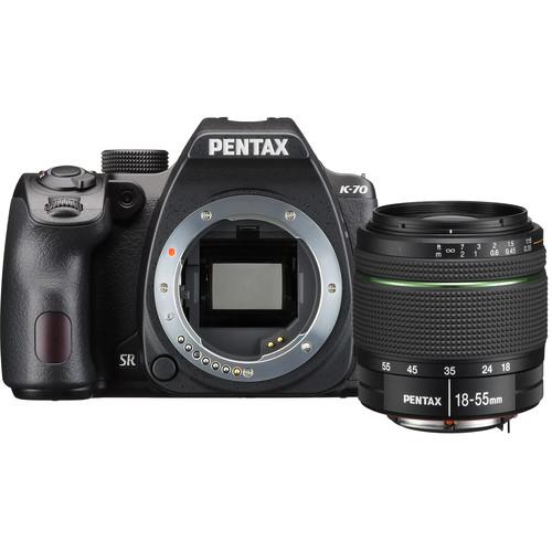 Pentax K-70 DSLR Camera with 18-55mm Lens