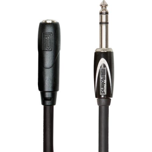 Roland 1 4" Stereo Female to 1 4" Stereo Male Headphones Extension Cable