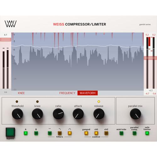 Softube Weiss Compressor Limiter - Dynamics Processing Plug-In for Pro Audio Applications