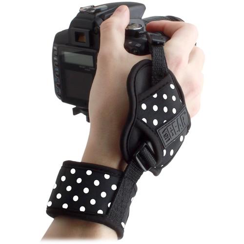 USA GEAR DSLR Camera Hand Grip Strap with Metal Plate