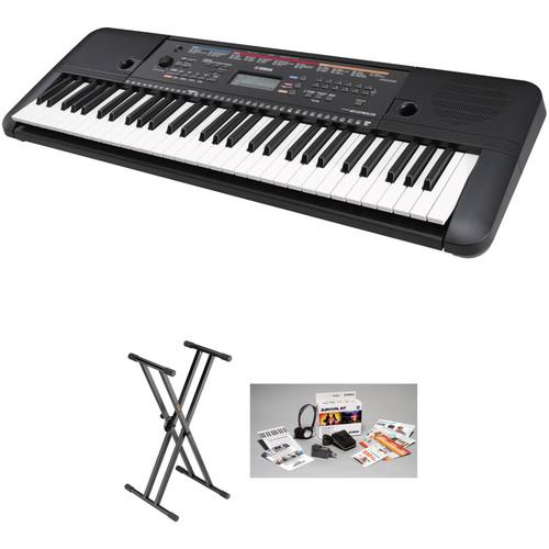 Yamaha PSR-E263 61-Key Portable Keyboard Kit with Stand and Accessory Package