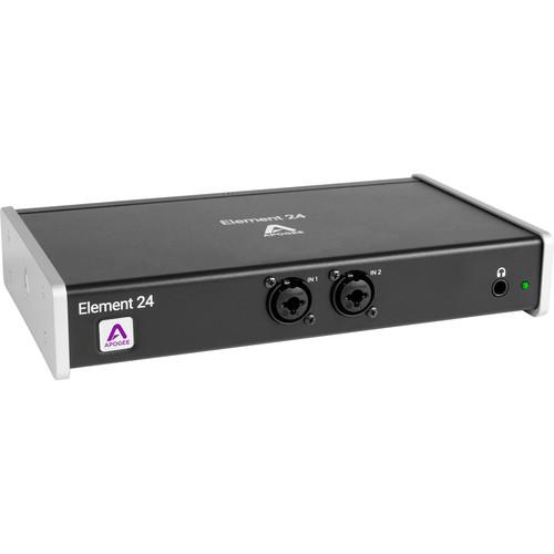 Apogee Electronics Element 24 10x12 Thunderbolt Audio I O Box for Mac