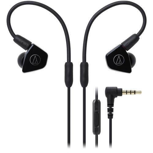 Audio-Technica Consumer ATH-LS50iSBK In-Ear Headphones with In-Line Mic and Control