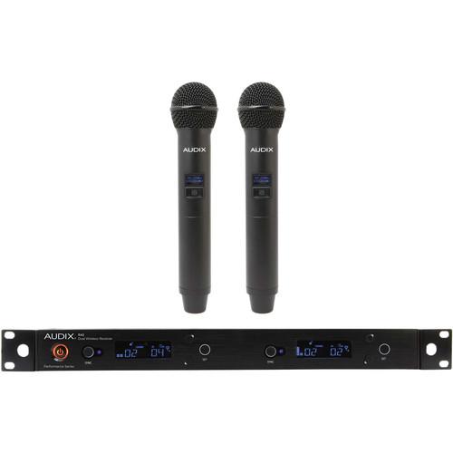 Audix AP42 Performance Series Dual-Channel Wireless System with Two H60 OM2 Handheld Transmitters