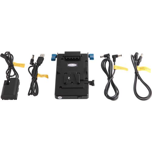 CAMLAST V-Mount Dummy Battery Adapter Kit with USB for Canon 5D