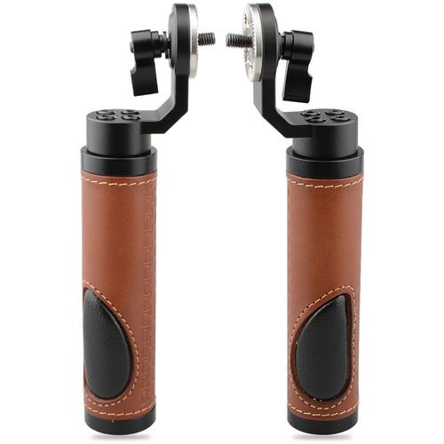CAMVATE ARRI-Style Leather Rosette Handle Grip for DSLR Shoulder Rig