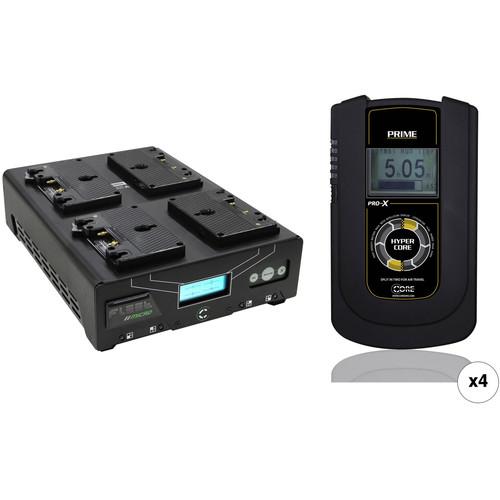 Core SWX HyperCore Prime 4-Battery Kit with Fleet Micro Charger