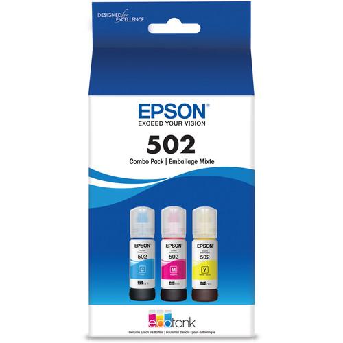 Epson T502 Multi-Color EcoTank Ink Bottle Pack