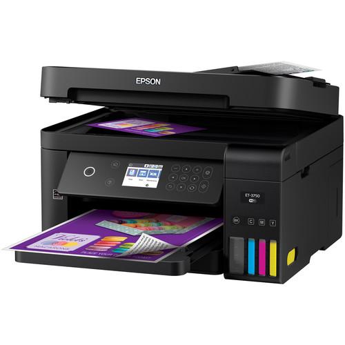 Epson WorkForce ET-3750 EcoTank All-In-One Inkjet Printer