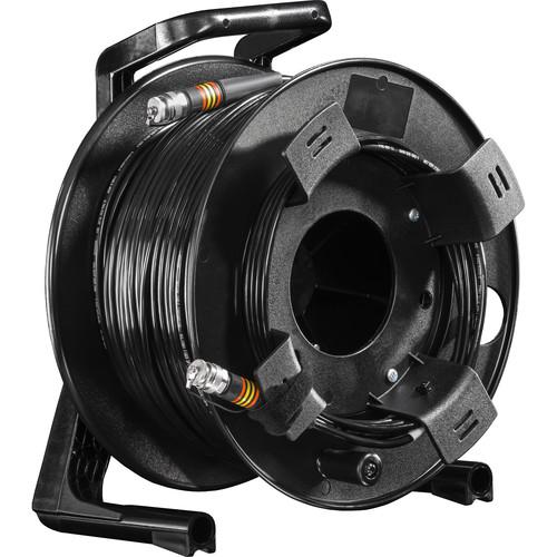 FieldCast 2Core Single-Mode Hybrid Fiber Optic Cable on Winding Drum