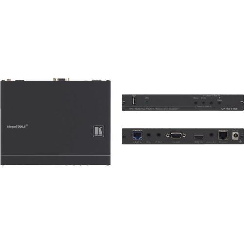 Kramer HDMI HDCP 2.2 Receiver Scaler with Ethernet, RS-232, IR & Stereo Audio over Extended-Reach HDBaseT