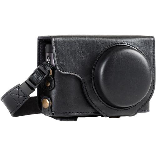 MegaGear Ever Ready Leather Camera Case for Panasonic LUMIX DC-ZS70 or DC-TZ90