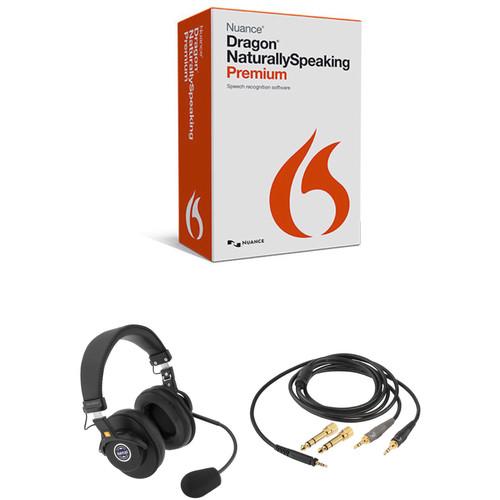 Nuance Dragon NaturallySpeaking 13 Premium Kit with Headset and Cable