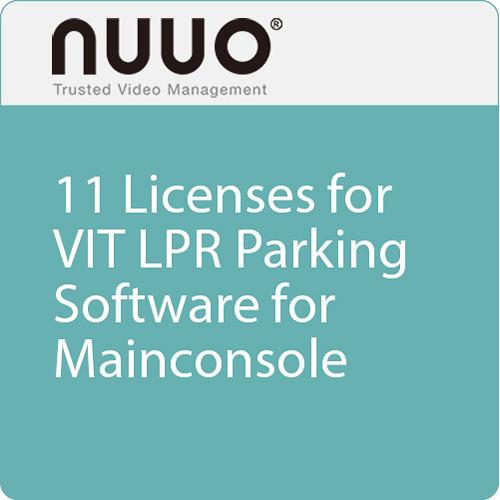 NUUO 11 Licenses for VIT LPR Parking Software Dongle for Mainconsole