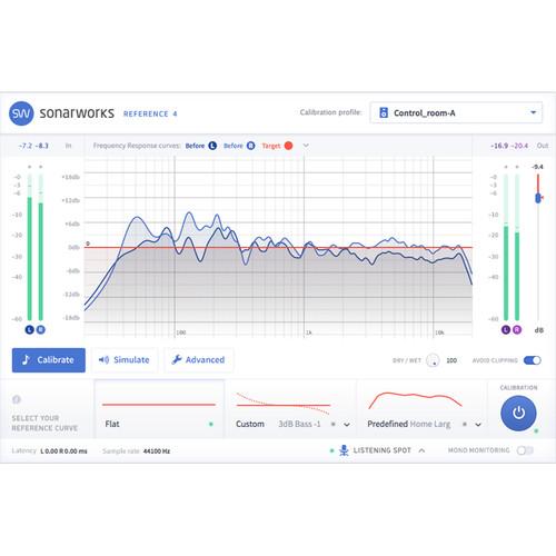 SONARWORKS Reference 4 Studio Edition Upgrade from Reference 3 Speaker - Speaker and Headphone Calibration Plug-In