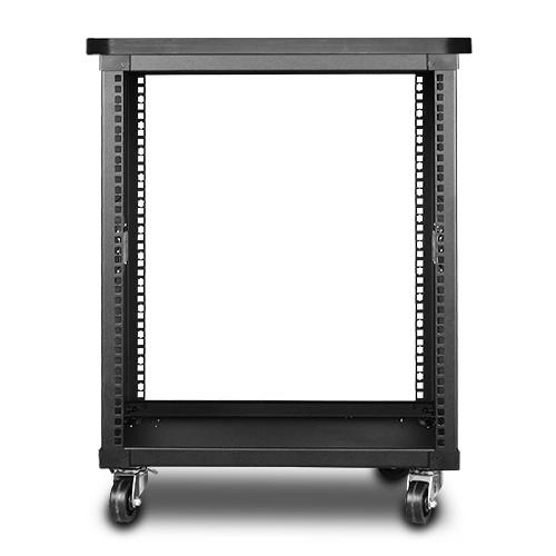 iStarUSA 17.7" Deep 12 RU Simple Server Rack with Wood Top