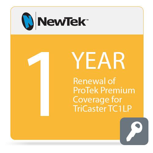 NewTek 1-Year Renewal of ProTek Premium Coverage for TriCaster TC1LP