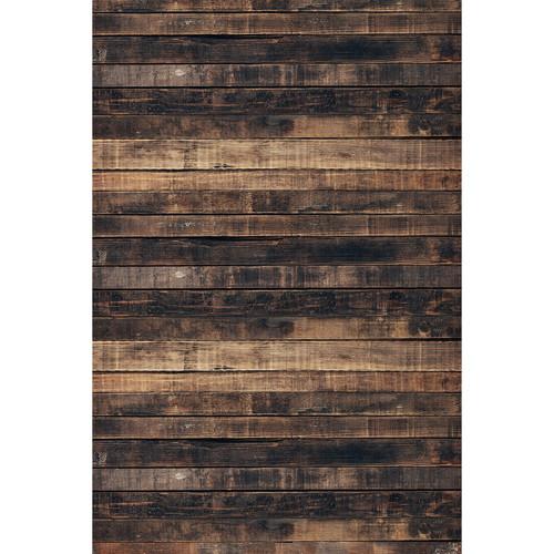 Savage Worn Brown Wood Printed Vinyl Backdrop