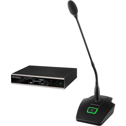 Sennheiser SpeechLine Digital Wireless Microphone Set with 133-S GN Stand, MEG 14-40 B Microphone, and DW Receiver