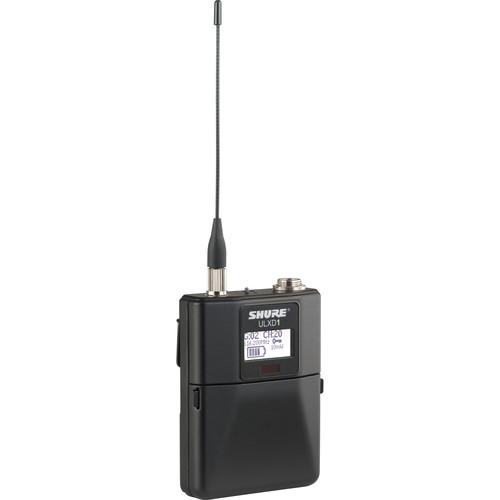 Shure ULXD1 Wireless Bodypack Transmitter, Shure, ULXD1, Wireless, Bodypack, Transmitter