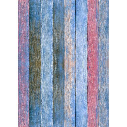 Westcott Rustic Wood Art Canvas Backdrop with Grommets
