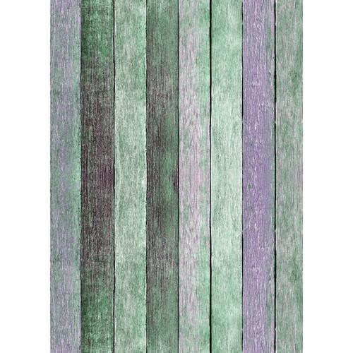 Westcott Rustic Wood Art Canvas Backdrop with Grommets