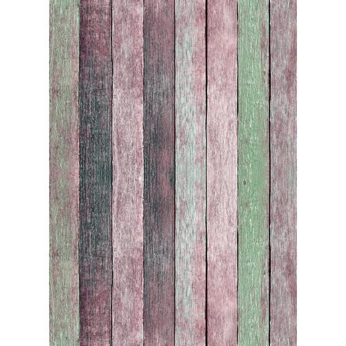 Westcott Rustic Wood Matte Vinyl Backdrop with Grommets