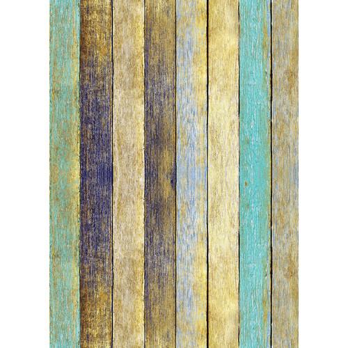 Westcott Rustic Wood Matte Vinyl Backdrop with Grommets