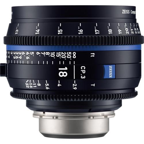 ZEISS CP.3 18mm T2.9 Compact Prime Lens