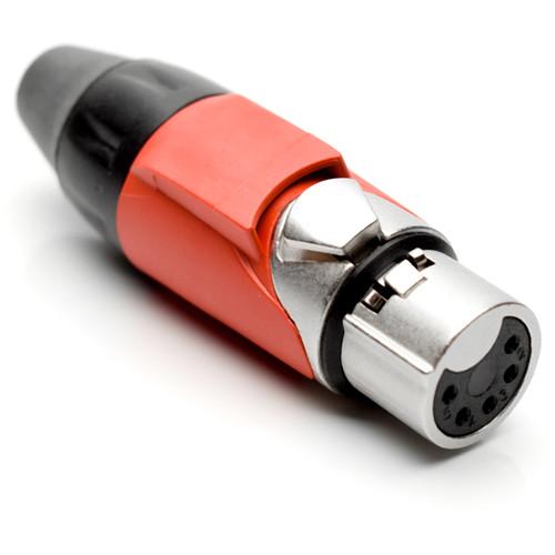 Amphenol AX Series 5-Pin XLRF Cable Connector with Marking Sleeve