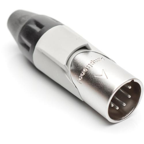 Amphenol AX Series 5-Pin XLRM Cable Connector with Marking Sleeve