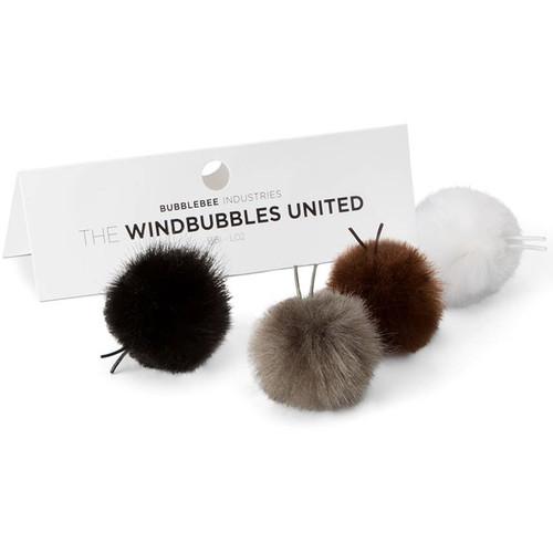 Bubblebee Industries Windbubbles United Furry Windbubbles for Lav Mics 5 to 9mm