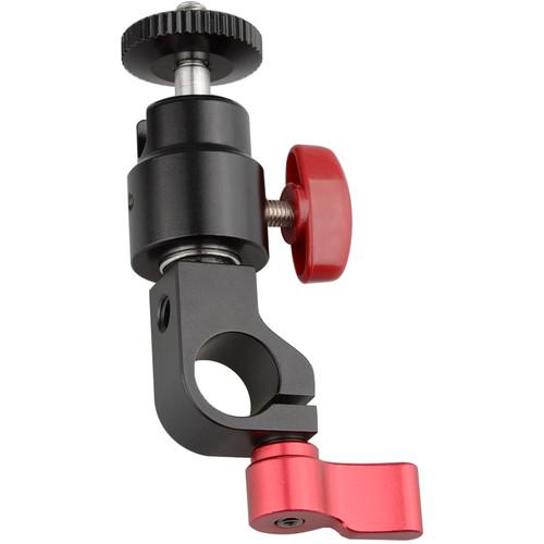 CAMVATE 15mm Rod Clamp with 1 4"-20 Screw Mini Ball Head Mount