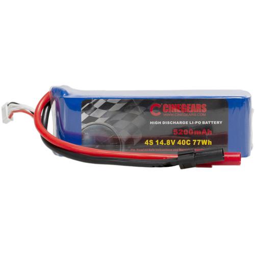 CINEGEARS 14.8V 77Wh LiPo Battery for RC Gimbal Car