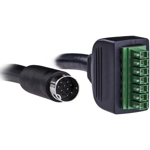 CyberPower 9-Pin DIN to 7-Pin Terminal Block Connecting the BBU To Desktop ONT