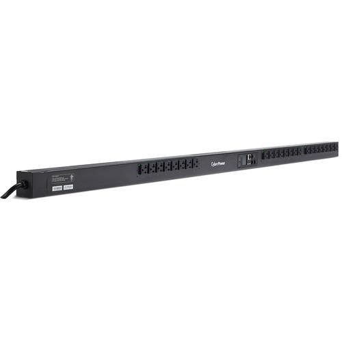 CyberPower PDU81101 24-Outlet Switched Metered-by-Outlet Power Distribution Unit with 10