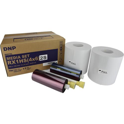 DNP 4 x 6" Center Perforated Media Set for DS-RX1HS Printer