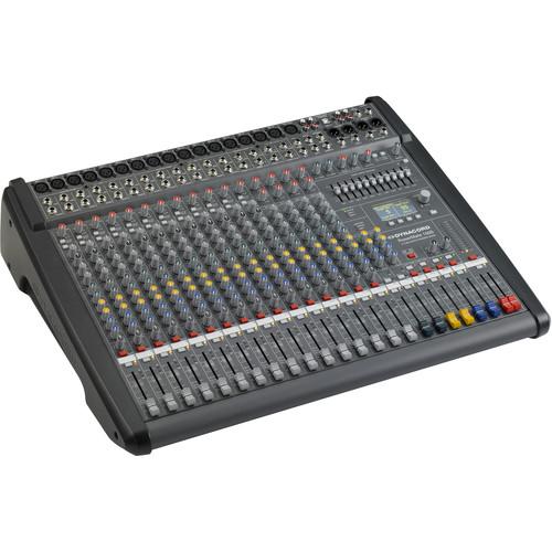 Dynacord Power Mixer,12 Mic Line 4Mic Ster,Line Chs,6Aux,2-24Bit Ster.EFX,USB Audio Interface,2x1000W Amp Lid