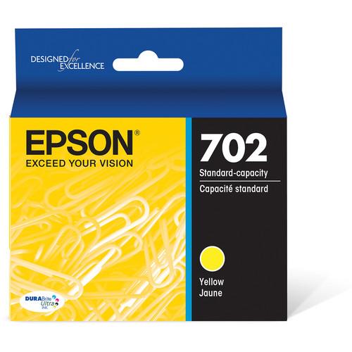 Epson 702 Yellow DURABrite Ultra Standard-Capacity