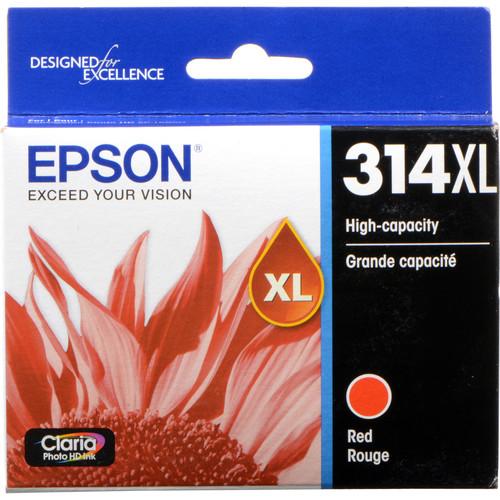 Epson T314XL Red Claria Photo HD Ink Cartridge with Sensormatic