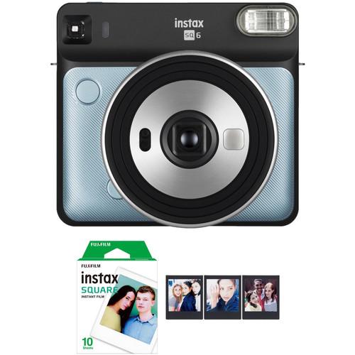 FUJIFILM INSTAX SQUARE SQ6 Instant Film Camera with Film Bundle