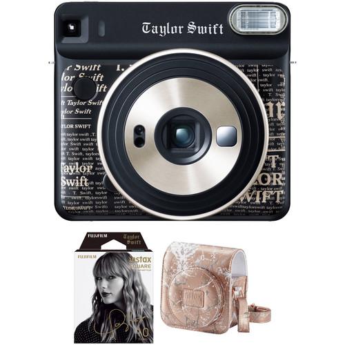 FUJIFILM INSTAX SQUARE SQ6 Taylor Swift Edition Instant Film Camera with Film and Case Kit