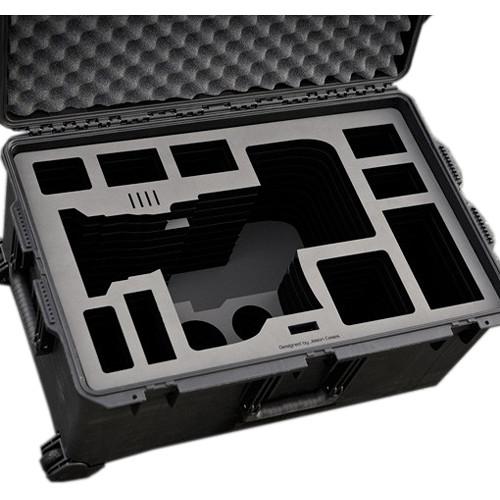 Jason Cases Wheeled Case for Sony FS7 with 28-135mm Lens, Back Module, & Bottomplate