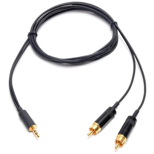 Microphone Madness 1 8" Stereo Mini Male to Dual RCA Male Y-Cable