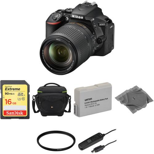 Nikon D5600 DSLR Camera with 18-140mm Lens Basic Kit