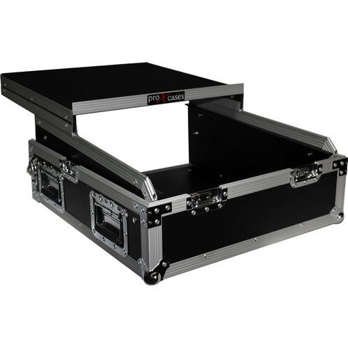 ProX 19" Slant ATA 300 Style Rackmount Case for Up to 13 RU Mixer with Laptop Shelf