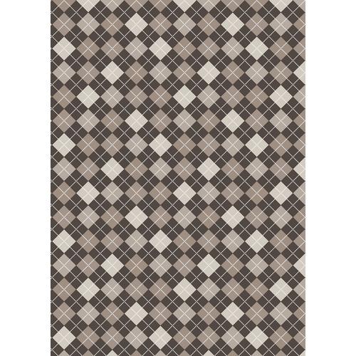 Westcott Diamond Plaid Matte Vinyl Backdrop with Grommets