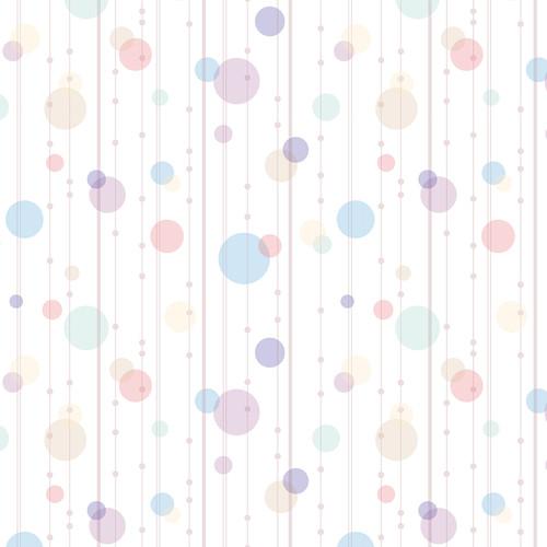 Westcott Party Dots Matte Vinyl Backdrop with Hook-and-Loop Attachment